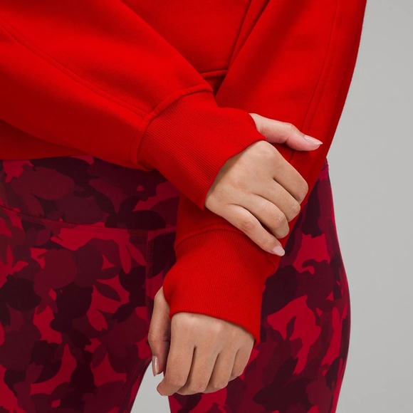 (SOLD) 🧧🐇 Lululemon New Year Scuba Oversized Half-Zip Hoodie - Picture 4 of 6